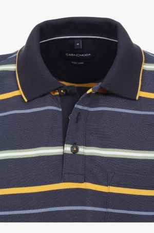 Casamoda férfi ingpulóver, gombos galléros