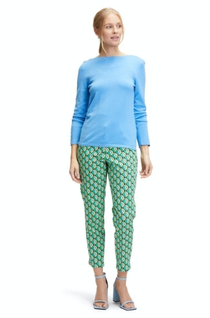 Betty Barclay női nadrág, capry, 5 zsebes, szárán hasított