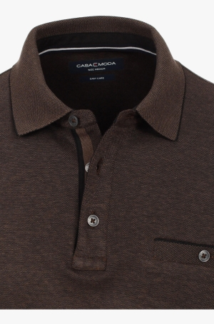 Casamoda férfi ingpulóver, galléros, hosszúujjú