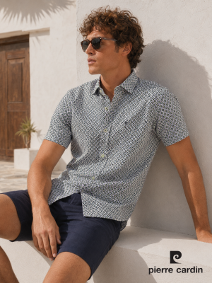 Pierre Cardin férfi ing, modern fit, rövidujjú