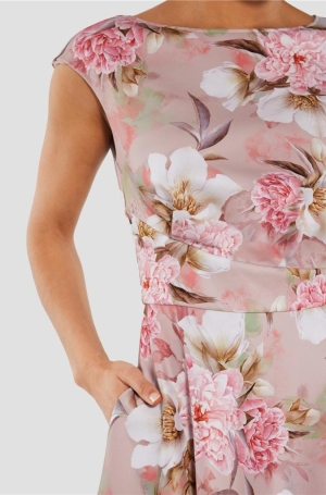 Swing női ruha, japánujjú, A-vonalú