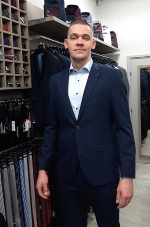 Digel férfi öltöny, slim fit Kaden