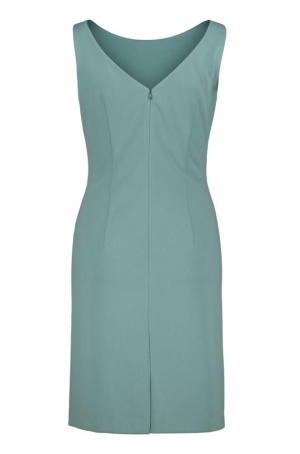 Vera Mont női ruha ujjatlan,elől fodor dísz