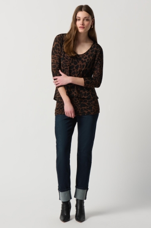 Joseph Ribkoff női tunika, V-nyakú