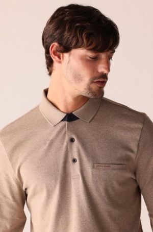 Pierre Cardin férfi ingpulóver hosszúujjú