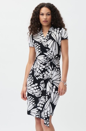 Joseph Ribkoff női ruha rövidujjú,elől átlapolt