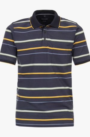 Casamoda férfi ingpulóver, gombos galléros