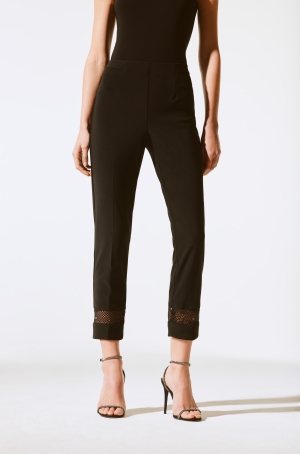 Joseph Ribkoff női nadrág, hosszú, szárán köves-hálós