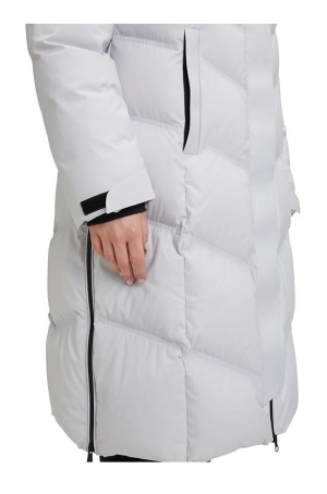 Betty Barclay női kabát, toll, hosszú, steppelt, oldalt cipzáros, kapucnis