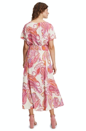 Betty Barclay női ruha, hosszú, megkötős, japánujjú