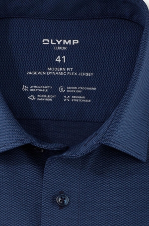 Olymp férfi ing, hosszúujjú, modern fit, elasztikus