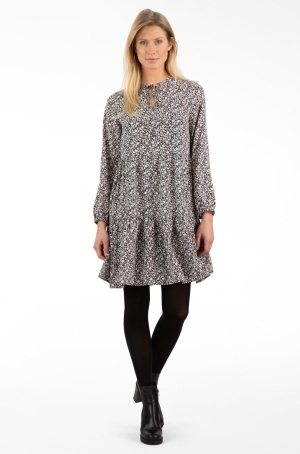 Apart női ruha h.ujjú,fodros