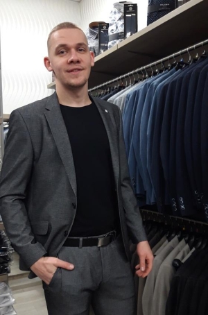 Digel férfi zakó, slim fit