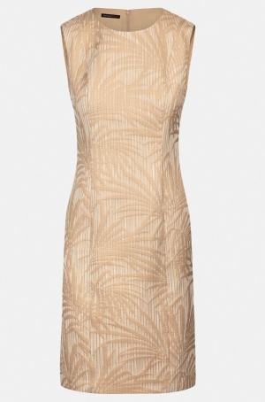 Apart női ruha ujjatlan,brokát minta