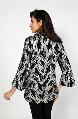 Frank Lyman női kabátka, A-vonalú, állónyakú, gombos