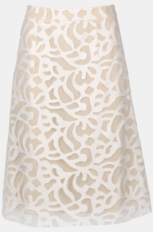 Apart női szoknya bőrrátétes,tüll