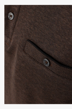 Casamoda férfi ingpulóver, galléros, hosszúujjú