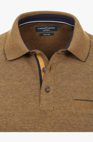 Casamoda férfi ingpulóver, galléros, hosszúujjú