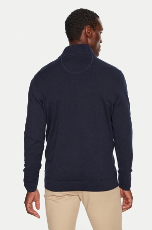 Pierre Cardin férfi pulóver, kereknyakú, kötött