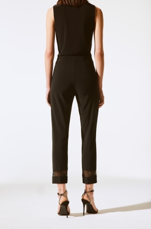 Joseph Ribkoff női nadrág, hosszú, szárán köves-hálós