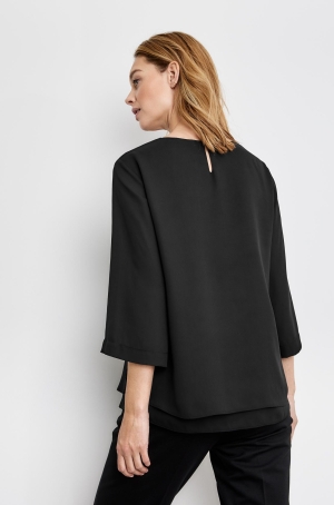 Gerry Weber női felső 3/4-es ujjú,hosszított,muszlin, NOS