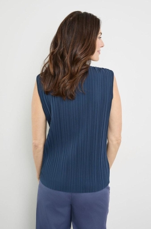 Gerry Weber női top, plisszé, kereknyakú