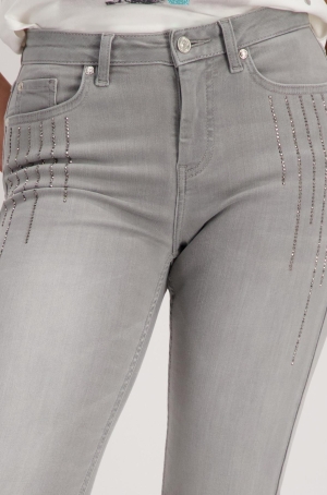 Monari női nadrág, farmer, köves