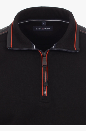 Casamoda férfi pulóver, cipzáros, galléros