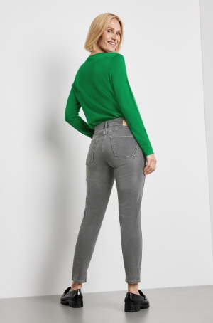 Gerry Weber női nadrág, farmer, szárán tűzött