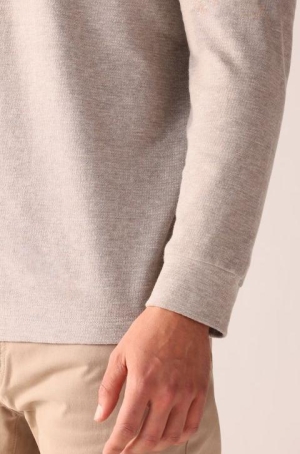 Pierre Cardin férfi ingpulóver hosszúujjú,gombos nyakú