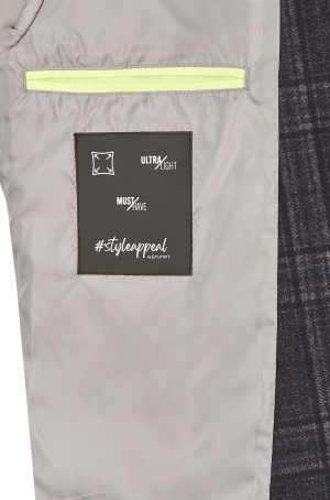 Calamar férfi zakó, rávarrt zsebes