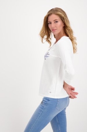 Monari női felső 3/4-es ujjú,elején strasszos felirat