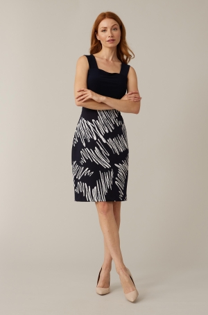 Joseph Ribkoff női szoknya egyenes,gumis derekú