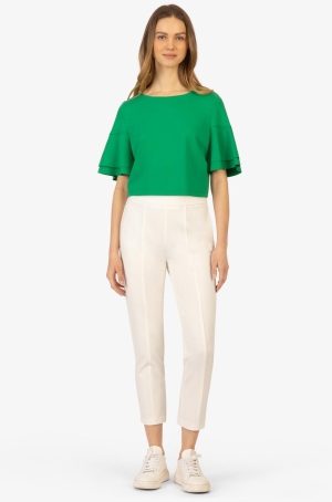 Apart női felső, rövid, pamut, lepkeujjú