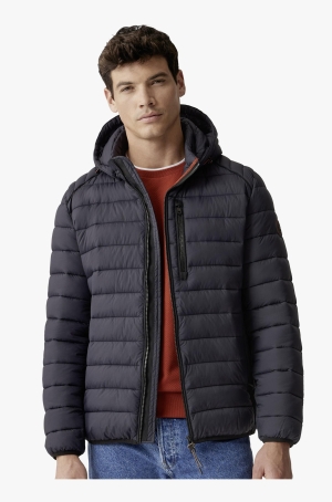 Casamoda férfi dzseki, steppelt kapucnis