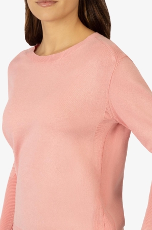 Apart női pulóver, 3/4-es ujjú, kereknyakú