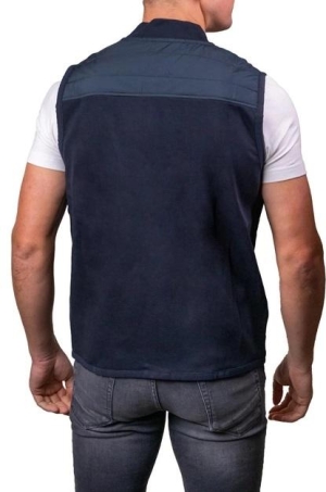 Pierre Cardin férfi mellény, cipzáros, steppelt