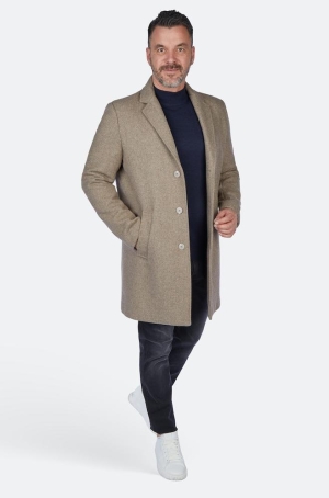 Calamar férfi kabát szövet, halszálkás