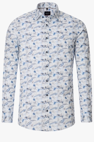 Venti férfi ing, body fit, hosszúujjú