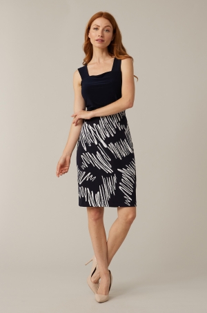 Joseph Ribkoff női szoknya egyenes,gumis derekú