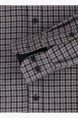 Casamoda férfi ing, casual fit, hosszúujjú,flanel