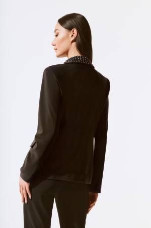 Joseph Ribkoff női blézer, köves gallér, gombos, zsebpatnis