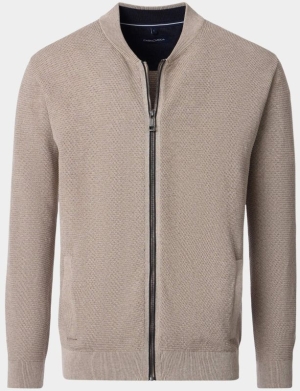 Casamoda férfi kardigán, cipzáros, állógalléros