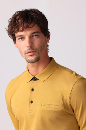 Pierre Cardin férfi ingpulóver hosszúujjú