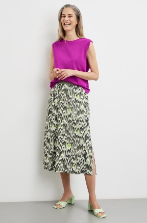 Gerry Weber női szoknya hosszú, gumisderekú,bő,oldalt sliccelt