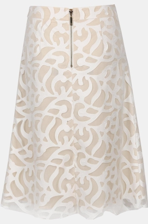 Apart női szoknya bőrrátétes,tüll