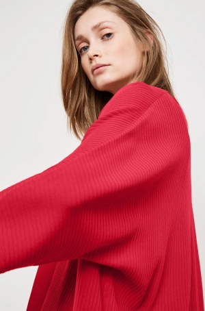 Taifun női kardigán denevérujjú,nyitott,