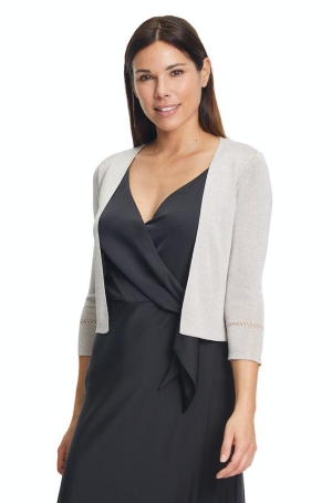 Vera Mont női boleró 3/4-es ujjú,lurexes