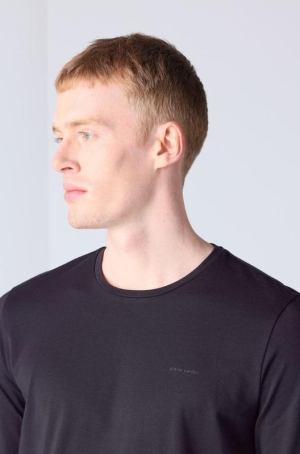 Pierre Cardin férfi póló hosszúujjú,kereknyakú