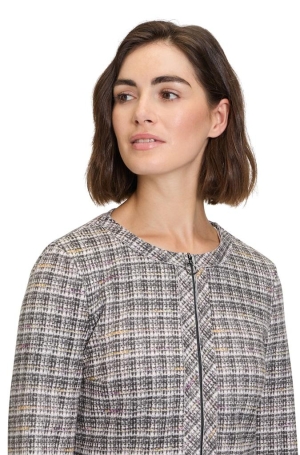 Betty Barclay női kabátka, chanel, cipzáros, búváranyag